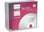 Philips DW4S4J05F - 5 X Dvd+Rw - 4.7 Gb (120 Min.) 1X - 4X - Jewel Case (Schachtel)