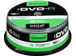 Intenso, DVD-R 4,7 Gb Spindel, 25 StüCk