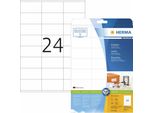 Herma 4360 Etichette Premium A4, Carta Bianca 70X36 Mm Opaca 600 Pz.