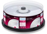 Philips DR4S6B25F - 25 X Dvd+R - 4.7 Gb (120 Min.) 16X - Spindel