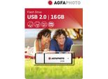 Agfaphoto Chiavetta Usb 2.0 - Chiavetta Usb-Laufwerk - 16 Gb - Usb 2.0 - Argento