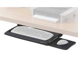 Fellowes Office Suites Deluxe - Vassoio Per Tastiera - Nero, Argento