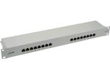 Inline - Patch Panel - Cat 6 - RJ-45 X 16 - Hellgrau, Ral 7035 - 1U - 48,3 Cm (19") (76216)"