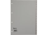 Registri Di Plastica Hetzel, Numeri, A4, 1-20, Pp, Grigio
