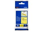 Brother | S631 | Nastro Laminato | Termico | Nero Su Giallo | Rotolo (1,2 Cm X 8 M)