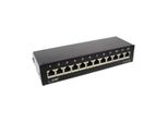Inline - Patch Panel - RJ-45 X 12 - Schwarz, Ral 9005
