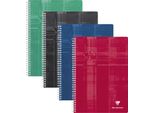 Clairefontaine 68162C Clairefontaine Spiralheft, Din A4, Kariert 5X5, 90 Blatt