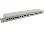 Inline - Patch Panel - Rack Montierbar - RJ-45 X 24 - Hellgrau, Ral 7035 - 1U - 48.3 Cm (19")"