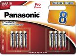 Panasonic Alkalické Baterie - Pro Power Aaa 4+4F 1,5V Balení - 8Ks
