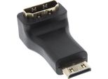 Inline® Adattatore Hdmi Typ A Femmina A Mini Hdmi Tipo C Maschio, Angolato 90°