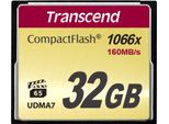 Transcend Ultimate - Scheda Di Memoria Flash - 32 Gb - 1000X - Compactflash
