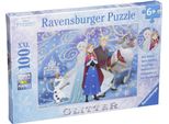 Puzzle Ravensburger Per Bambini Da 100 Pezzi Xxl Glitter Disney Frozen Snow 13610