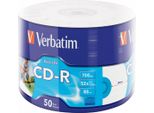Verbatim CD-R 700MB 52X 50X Involucro Stampabile