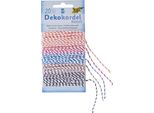 Folia 12210 Folia Dekokordel Mehrfarbig Deko Klassisch