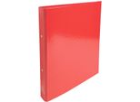 Exacompta 549295E Raccoglitore Ad Anelli Exacompta Iderama, Meccanismo A 2 Anelli, A4, Rosso