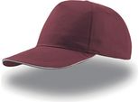 Atlantis | Start Five Sandwich Cap / Berretto / Cappello - Colore: Borgogna/Bianco - Taglia: Unica