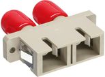 Inline® 89991D Accoppiamento In Fibra Ottica, Duplex St/Sc, Multimodale, Beige, Manicotto In Ceramica, Per Installazione