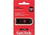 Sandisk Cruzer Glide - Unità Flash Usb - 256 Gb - Usb 2.0 - Nero, Rosso