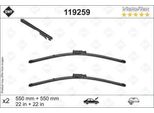 Swf Spazzole Tergicristallo Visioflex-Set | (Set)Wiper Car VF550/550MM/3