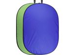 Walimex Pro Sfondo Pieghevole 200X230Cm Verde/Blu