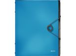 Leitz 4569-10-30 Cartella Organizer Solid Din A4 Pp 6 Scomparti Blu Chiaro