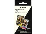 Canon | 20 Fogli | ZP-2030 | Bianco | 5 X 7,6 Cm | Carta Fotografica