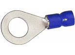 Connettore Ad Anello Connettore A Crimpare Isolato Sezione: 1,5 - 2,5 Mm², Foro Per Occhiello: 10,5 Mm / M10, Blu (Hella) Venduto Solo In Confezioni Da 50, Prezzo Per 100 Unità