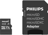 Philips FM32MP45B - Scheda Di Memoria Flash (Adattatore Microsdhc/Sd Incluso) - 32 Gb - Classe 10 - Microsdhc UHS-I