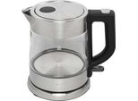 Severin Wk 3468 1L 2200W Schwarz - Edelstahl - Transparent Wasserkocher (Wk 3468)
