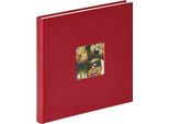 Walther Design Album Fotografico Fun Rosso 26X25 Cm 40 Pagine Bianche