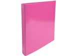 Exacompta 519296E Raccoglitore Ad Anelli Exacompta Iderama, Meccanismo A 4 Anelli, A4, Rosa