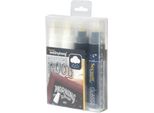 Securit Pennarello A Gesso Impermeabile Grande, Confezione Da 4 Pezzi, Assortiti