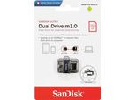 Sandisk Ultra Dual M3.0 - Unità Flash Usb - 256 Gb - Usb 3.0 / Micro Usb