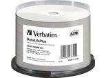Verbatim Datalifeplus - 50 X CD-R - 700 Mb 52X - Bianco - Superficie Stampabile A Getto D'inchiostro, Ampia Superficie Stampabile - Fuso