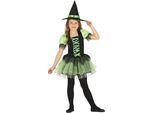 Costume Da Strega Per Bambini - Halloween - Taglia 10-12 Anni