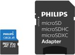 Philips Ultra Pro FM12MP65B - Scheda Di Memoria Flash (Adattatore Sd Incluso) - 128 Gb - A1 / Classe Video V30 / UHS-I U3 / Classe10 - Microsdxc