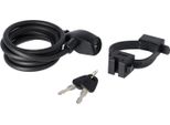 Axa Serratura A Cavo Resolute 150/8, Lunghezza 150 Cm, Ø 8 Mm, Nero