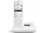 Gigaset A690A - Telefono Cordless - Segreteria Telefonica Con Id Chiamante - Eco Dect\Gap - Bianco (S30852-H2830-B102)
