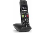 Gigaset E290 - Schnurlostelefon Mit Rufnummernanzeige - Eco Dect\Gap - Schwarz (S30852-H2901-B101)