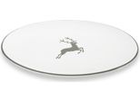 Ceramica Gmundner Cervo Grigio, Piatto Ovale (28X21 Cm)