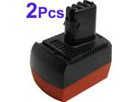 2X 3000Mah 12V Batteria Per Metabo 6.02151.50, 6.25473, 625486000, Bs 12 Sp