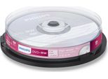 Philips DN4S4B10F - 10 X DVD-RW - 4.7 Gb (120 Min.) 1X - 4X - Spindel