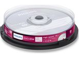 Philips - 10 X Dvd+Rw - 4.7 Gb 1X - 4X - Spindel