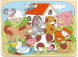 Puzzle Educativo In Legno Woody - Fattoria