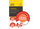 Avery Zweckform 7904 80 Avery Zweckform PrüFplaketten 7904 Rot