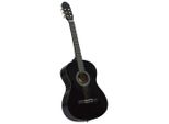 Vidaxl Chitarra Classica Per Principianti Nera 4/4 39" In Legno Di Limo"