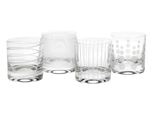 Mikasa - Bicchieri Da Cocktail Per Brindisi, 290 Ml, Set Di 4, Vetro, Argento, 360 Ml