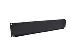 Inline® 19" Piastra Cieca, Ral 9005 Nero, 2U"