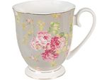 Tazza Clayre & Eef 290 Ml Verde Bianco Porcellana Fiori