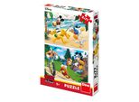 Dino Puzzle Mickey Gioca Allo Sport 2X77 Pezzi